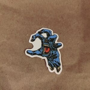 Santa Cruz  sticker Screaming Hand Skateboard 